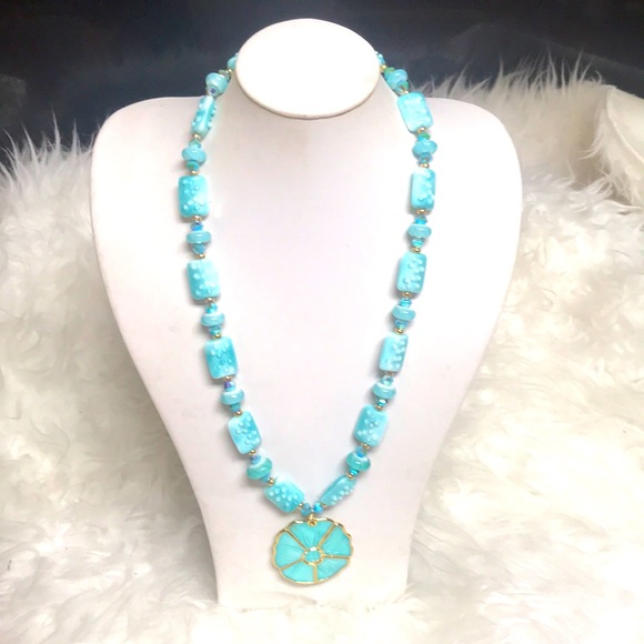 Turquoise Necklace & Earring Set ❤️